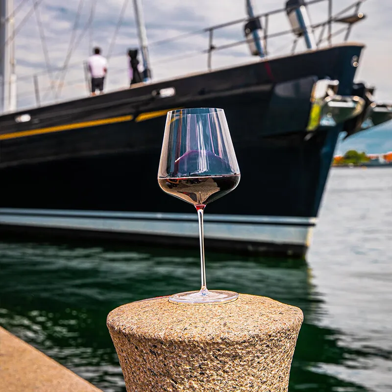 Handmade Crystal Bordeaux Goblet 6