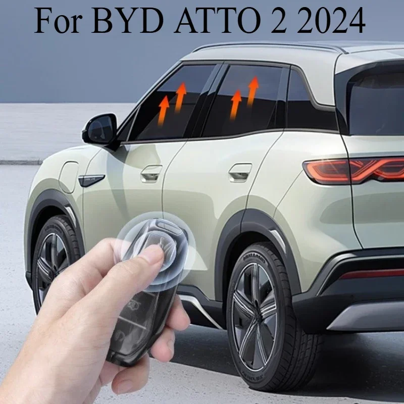 Special One-Button Window Lifter for BYD YUAN PRO ATTO 2 2024 - OBD Auto Glass Closing & Lock Car Modification Kit