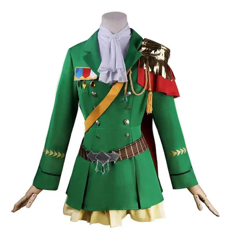 Anime Pretty Derby Symboli Rudolf Cosplay Costume Adult Women Dress + Tops + Headwear +Socks Full Sets Role Play