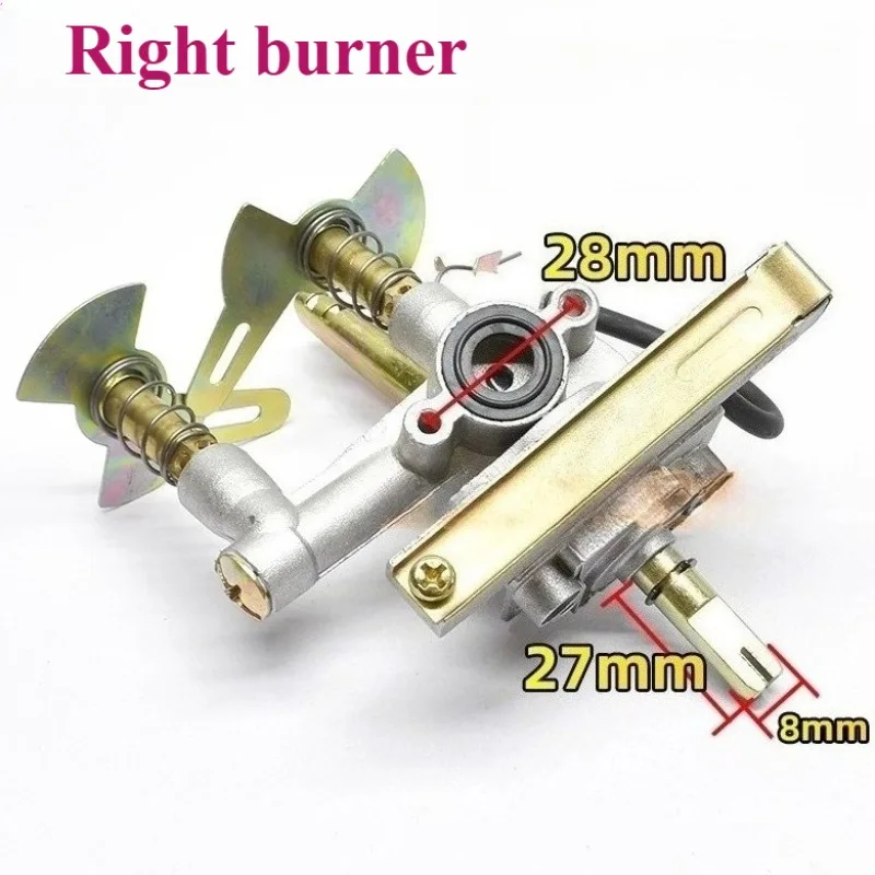 Gas stove electronic ignition switch assembly, single/double stove desktop, stove ignition accessories