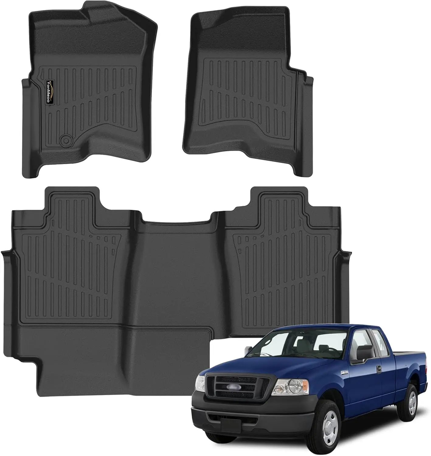 

Комплект всепогодных ковриков TPE на заказ для Ford F-150 и Lincoln Mark LT, противоскользящие, полный комплект