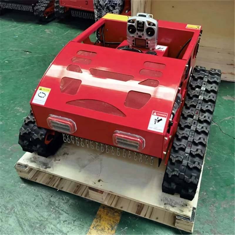 Radio Control Mowers Slope Lawn Mower Tracked All Terrain Remote Control Robot Weed Mowing Machine