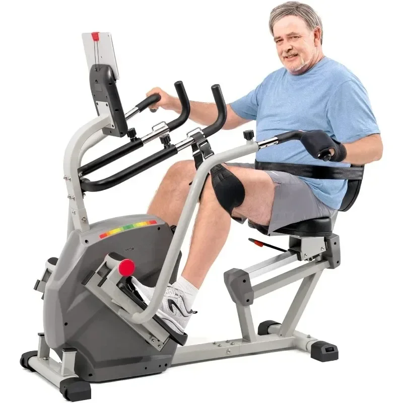 

RCT2025 Recumbent Cross Trainer with Swivel Seat & Leg Harness Workout Equipments Integrated Fitness Equipments