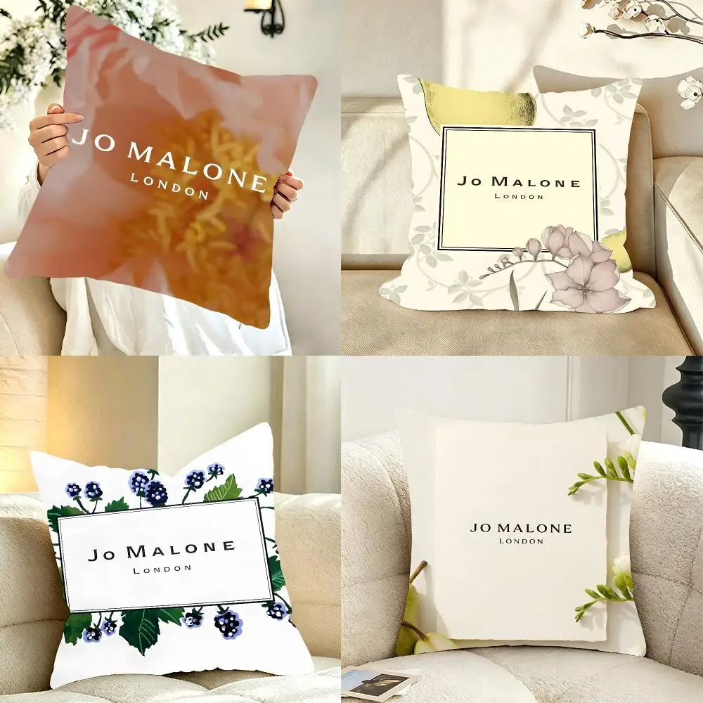 Brand Fragrance Jo Malone Cushion Cover Bedroom bed reading backrest cushion Festive plush holiday Soft plush throw