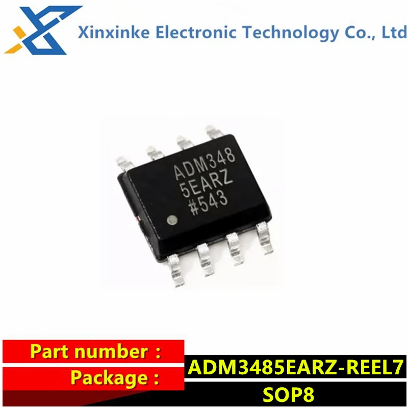 

ADM3485EARZ-REEL7 SOIC-8 RS-485/RS-422 Transceiver ADM3485EARZ ADM3485 Transceiver Chip