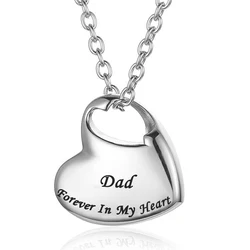 Cremation Jewelry for Ashes for Human Keepsake Stainless Steel Memorial Pendant Cremation Urn Necklace for Human Ashes