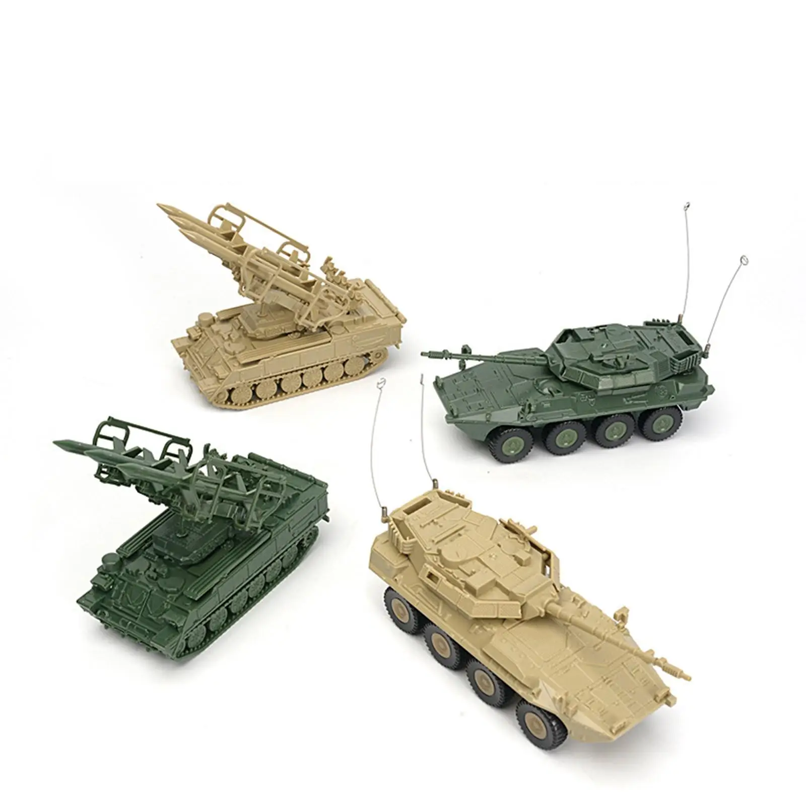 

Tank Model Building Kit for Adults Kids Layout Props Puzzles Armored Vehicle 1:72
