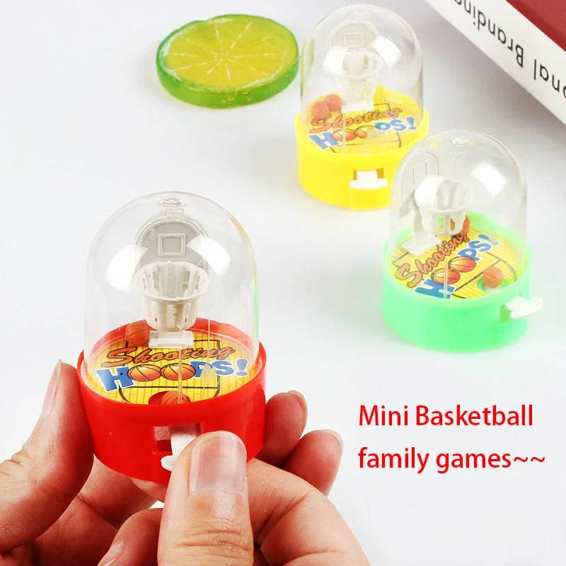 

3Pcs New Mini Desktop Fingers Basketball Shooting Game Toys Kids Birthday Party Favors Supplies Filler Bag Sport Theme Party