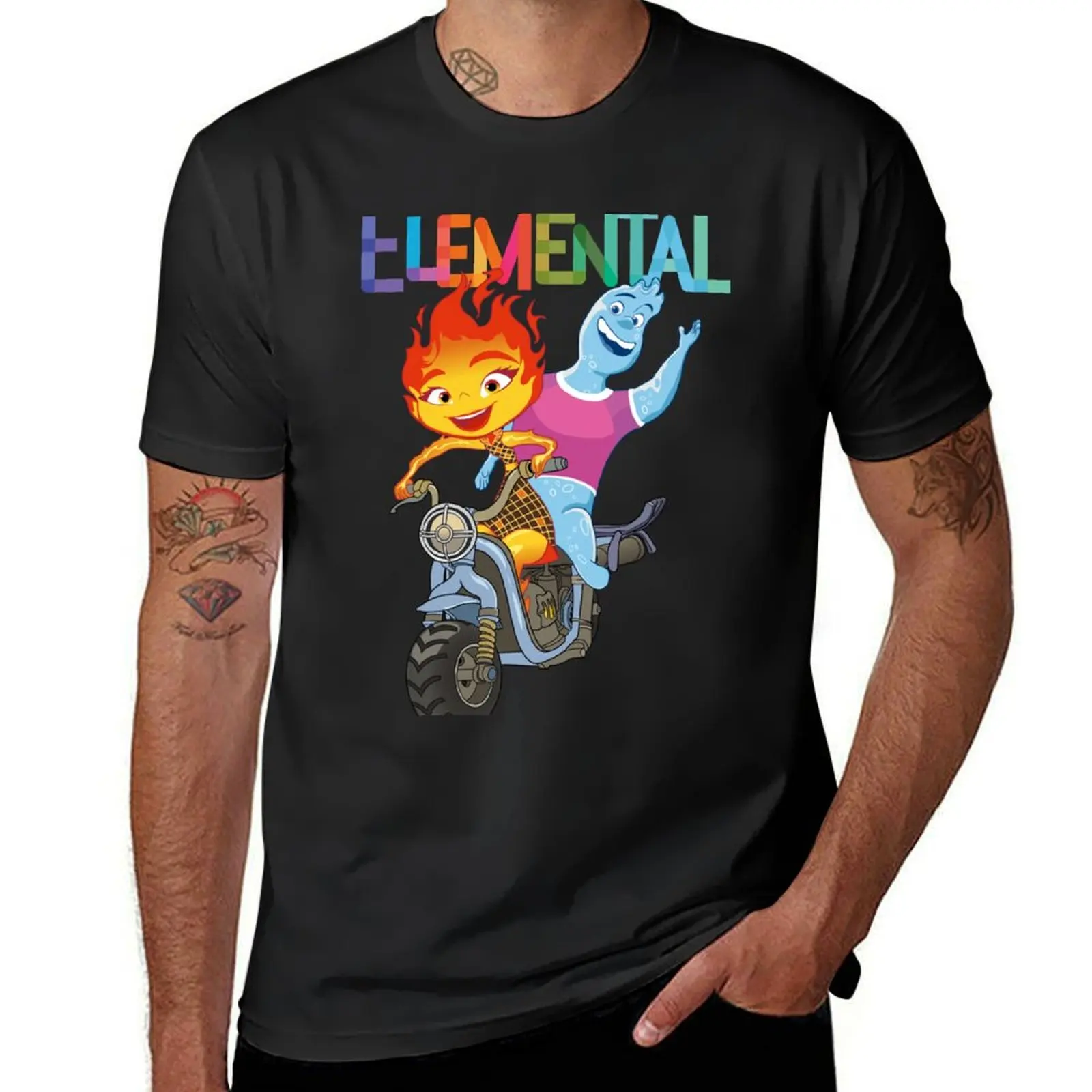 Wade & Ember Elemental T-Shirt plus sizes summer tops oversizeds plain white t shirts men