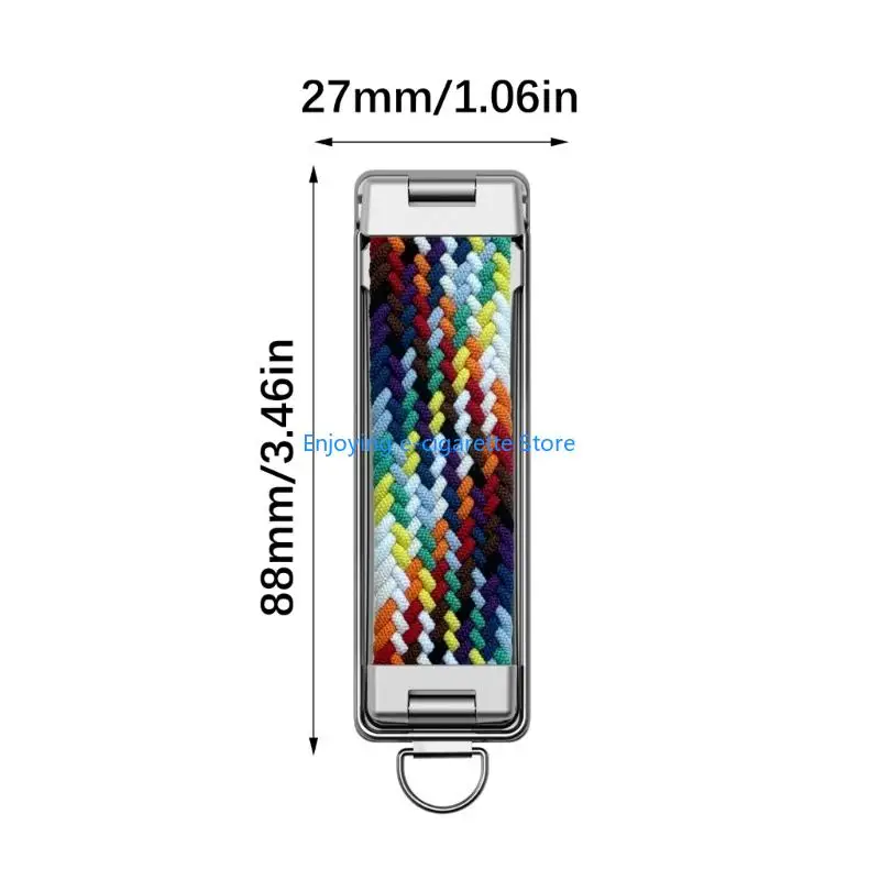 Mehrfach winkelverstellbarer Smartphone-Ständer mit Nylonband und Fingerständer für einfache Aufbewahrung mobiler Geräte Y4QF – Detail 6