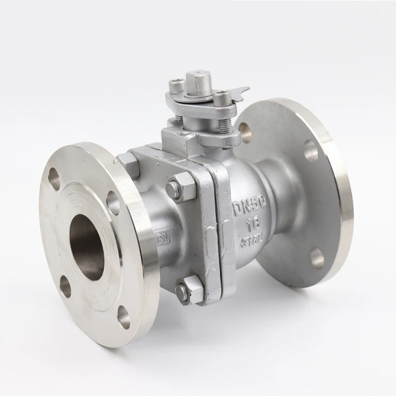 Manual 150LB 2 Inch Handle Operated Stainless Steel 304 Carbon Steel Ptfe Seal Water Oil Steam 2 Way Flange Ball Valve