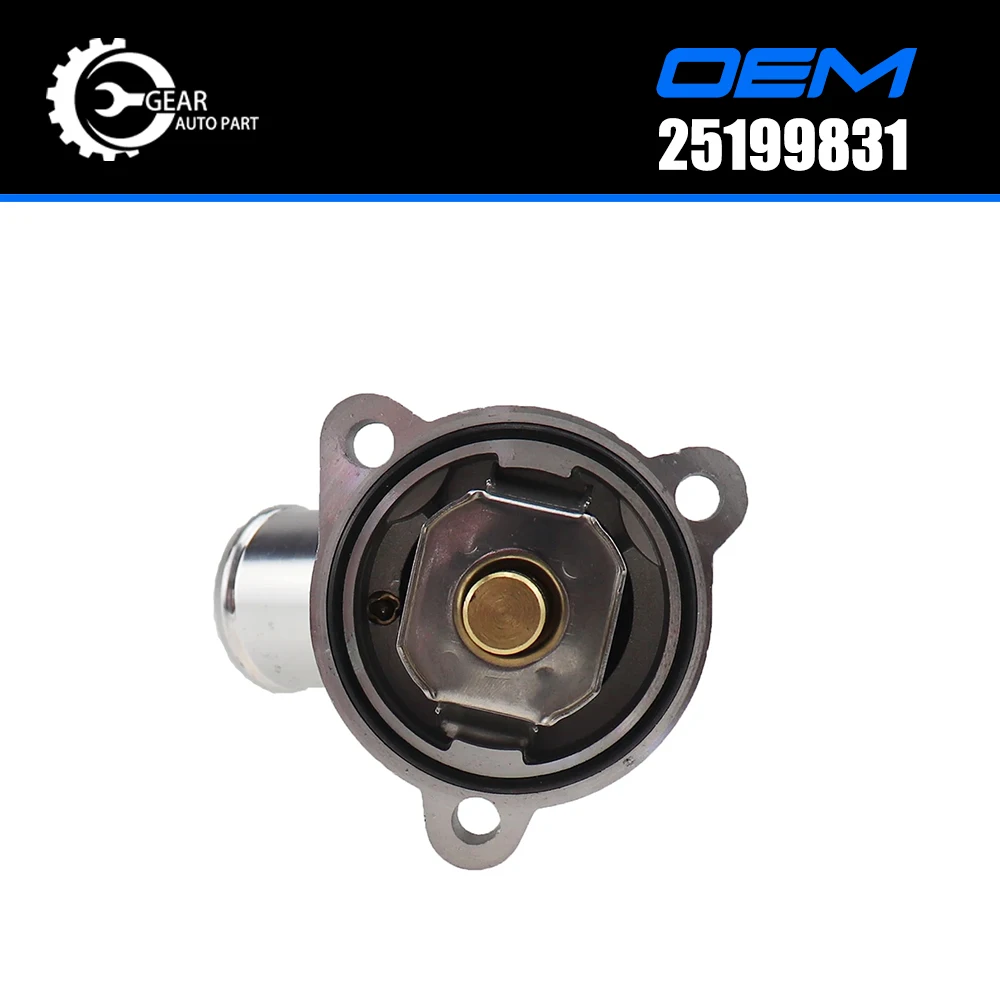 Aluminum Engine Cooling Thermostat Housing Cover Assembly fit for Chevrolet Spark Beat Matiz 1.2L 2013-2015 96988257 25192923