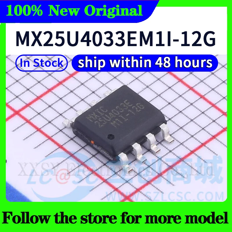 

MX25U4033EM1I-12G High quality New