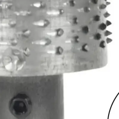 Electric Coconut Grater Head 12mm Stainless Steel Roller Shredder Blade For Heavy Duty Kitchen Food Processing Machine Parts