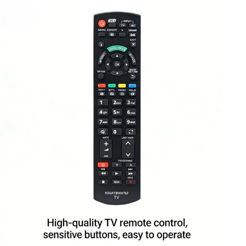 

AULCMEET N2QAYB000752 Replacement RemoteControl fit for Panasonic TV TX-L37ET5Y TX-L37ETW5TX-L42ET5B TX-L42ET5E TX-L42ET5Y TX-L4