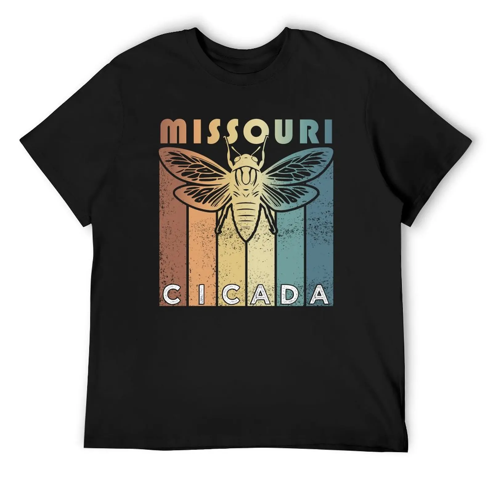 

Retro Missouri 2024 Cicada Summer Swarm, Vintage Cicada T-Shirt essential t shirt kawaii clothes mens funny t shirts