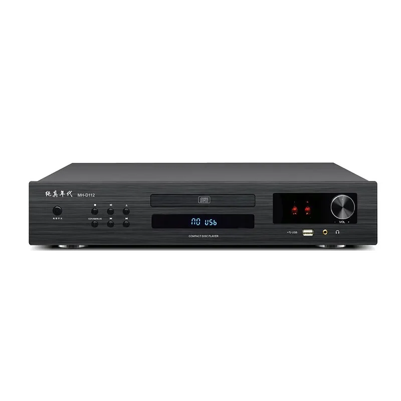 Tube CD Player Bluetooth 5.2 Built-in Dual 6*1N Tube USB Lossless Playback Professional Grade HIFI CD Player OPA2604 Op-Amp Chip 