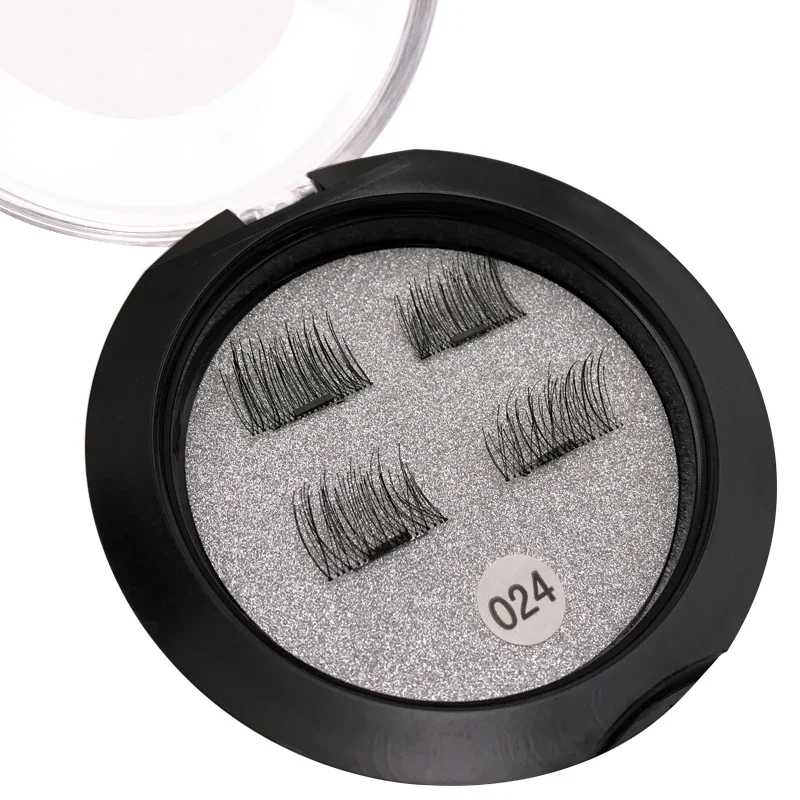 YSDO 1 Pairs Reusable Magnetic Eyelashes No Glue Wispy False Eyelashes Soft Mink Lashes Eyelashes Extensions Makeup Faux Cilios