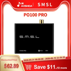 SMSL PO100 PRO USB Digital Interface MQA Decoding XOMS XU316 DSD64 Optical Coaxial DSD512 I2S Output 32bit 768Khz for PS5 Switch