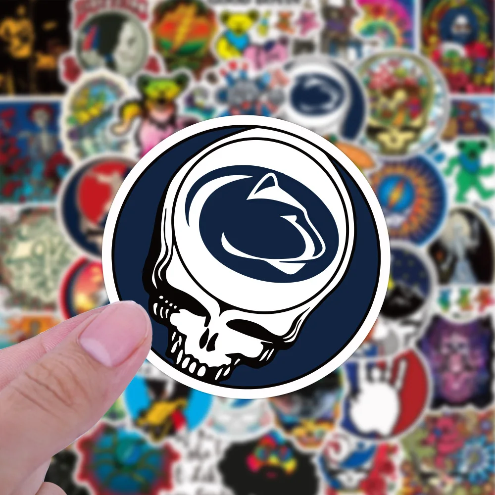 

50PCS Grateful Dead Stickers Graffiti Stickers DIY Diary Phone Case Handmade Scrapbook Aesthetic Stickers