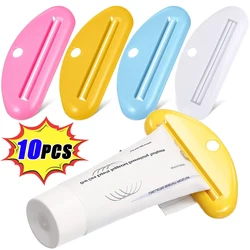 10/1Pcs Toothpaste Squeezer Dispenser Plastic Toothpaste Clips Rolling Holder Facial Cleanser Squeezer For Bathroom Accessories