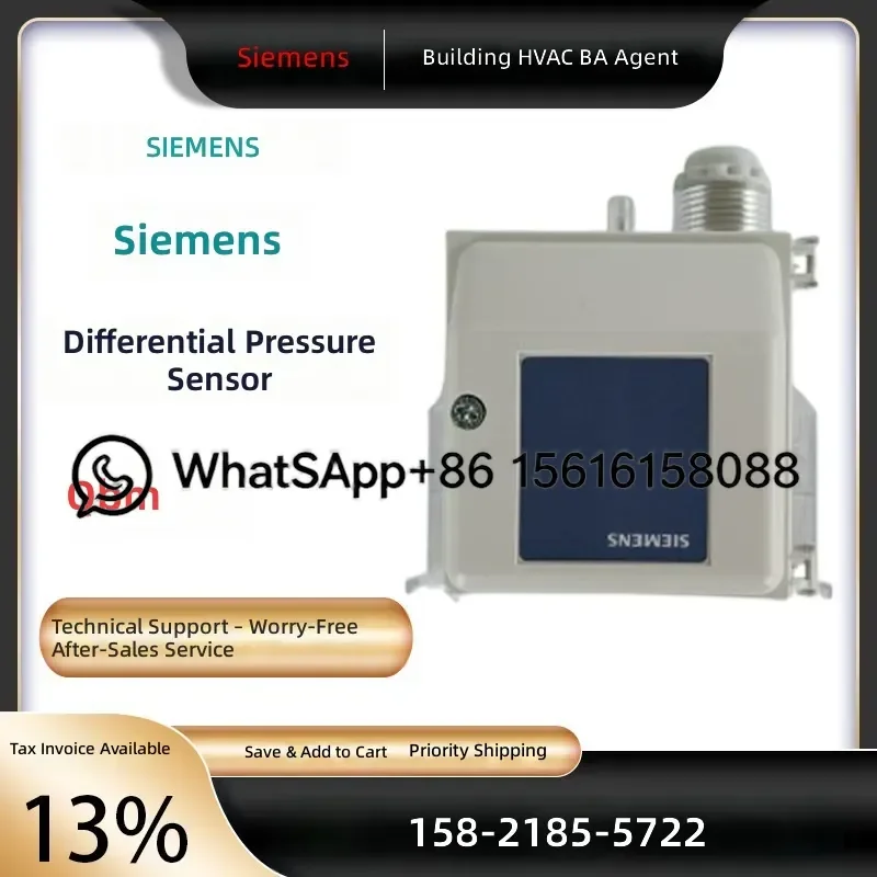 Air Differential Pressure Sensor QBM 2030-30/-5/-1U/QBM2130-1U/-5 Duct Mount HVAC Ventilation Control Switch Transmitter for