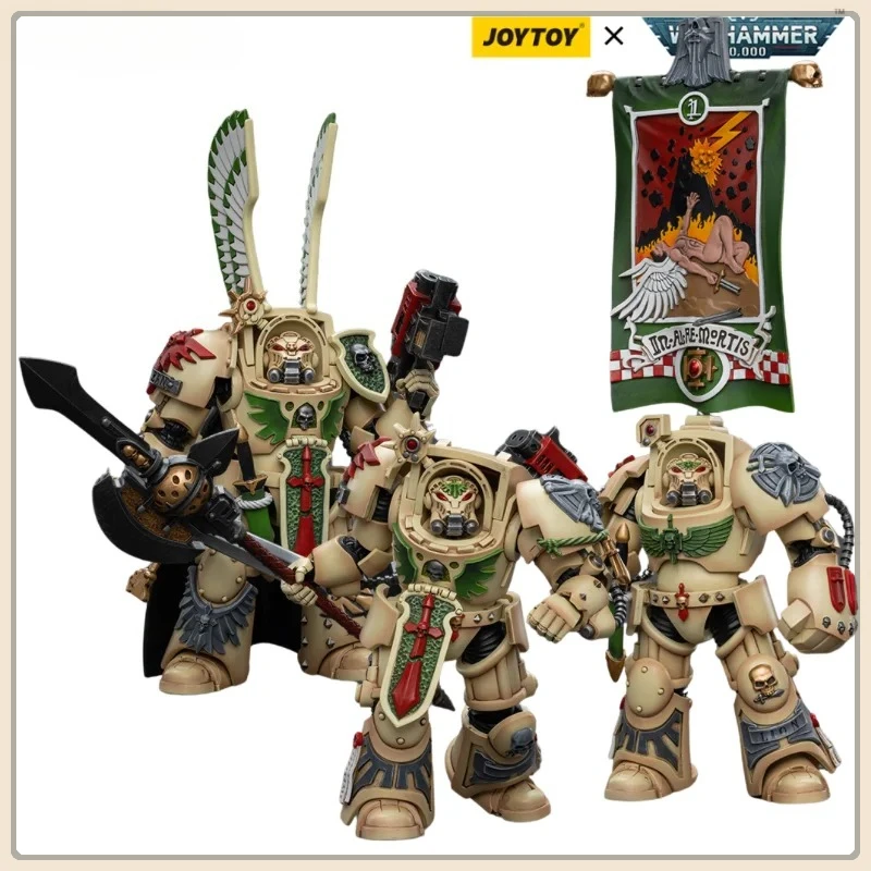 

JOYTOY 1/18 Warhammer40K Фигурка Dark Angels Deathwing Champion3PCS Аниме Военная Модель Подарок Оригинальная Модель Солдата