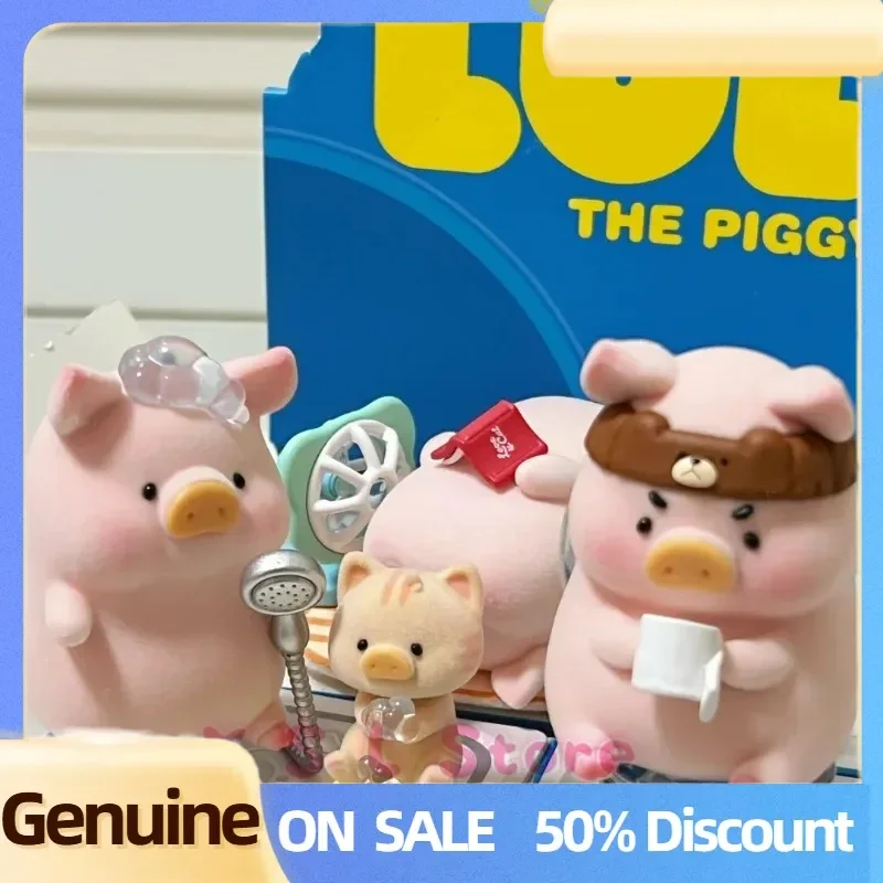 

Genuine Lulu Pig Associated Daily Blind Box Kawaii Piggy Anime Figure Doll Surprise Box Collection Cute Desk Model Toys Kids