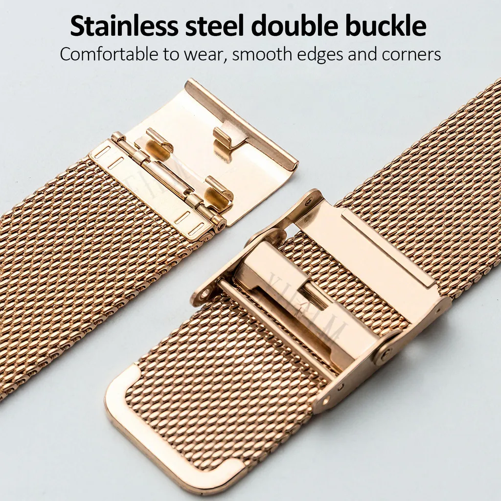 Smart Watch Band For Huawei Watch GT 6 5 4 41mm Strap 18mm Durable Stainless Steel Bracelet Unisex Classic Watch Starp image 4