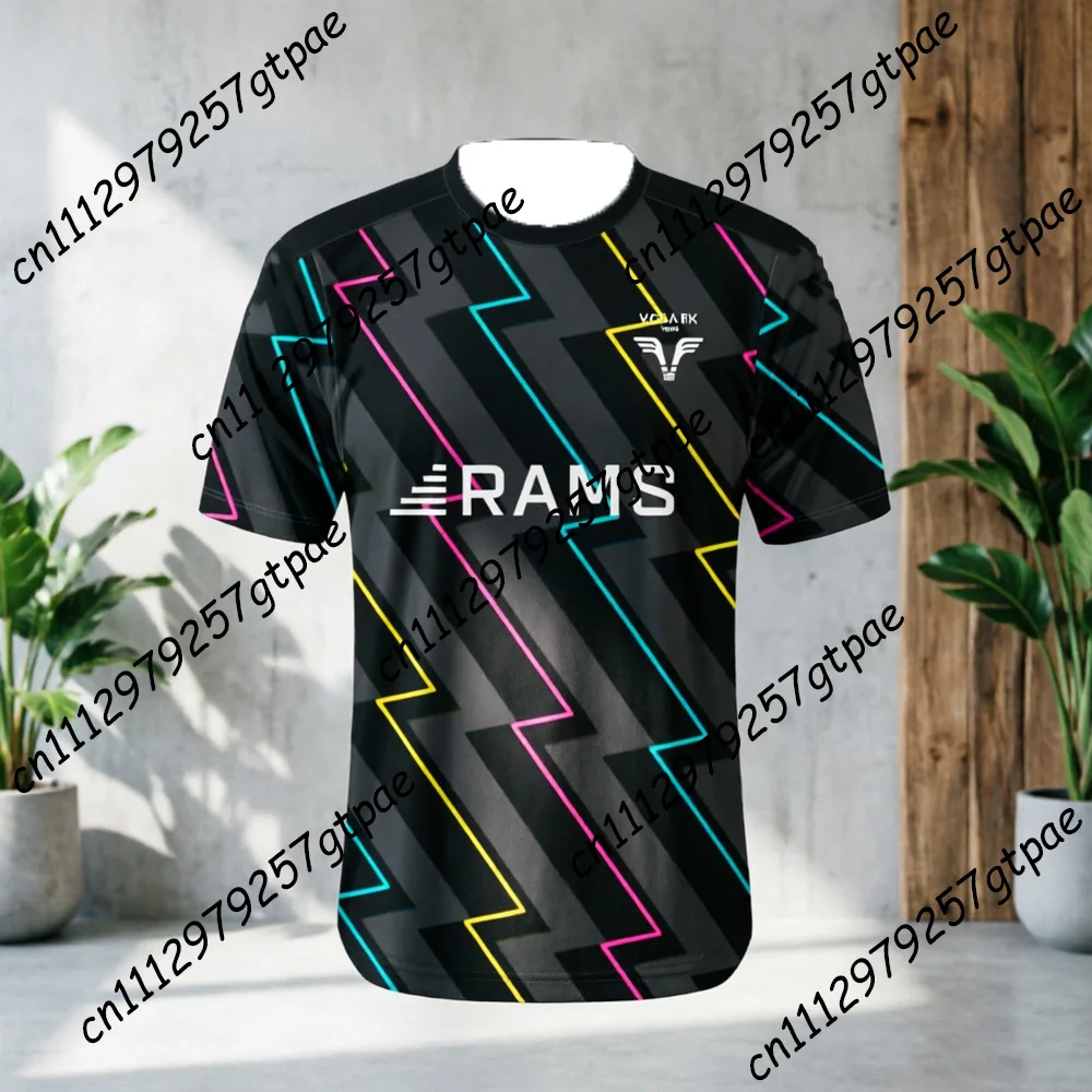 Camiseta de Fútbol KF Vora de Verano para Hombre y Mujer, Informal, Deportiva, Transpirable, de Secado Rápido, para Ciclismo Albanés