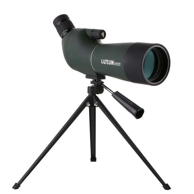 20-60x60 Zoom Telescope Zoom Monocular Outdoor Bird Watching Landscape Telescope Waterproof Belt Tripod Camping Equipment