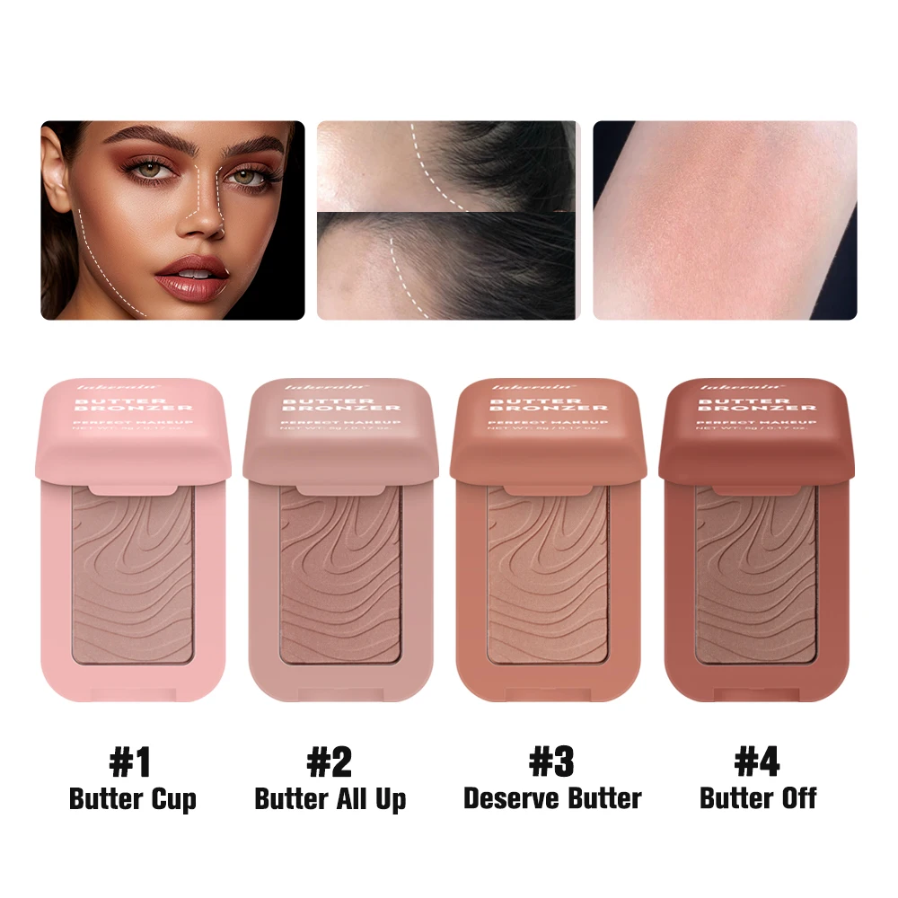 

Bronzer MAKEUP Matte Bronzer Longwear Face Makeup With Up to 12 Hours of Wear Vegan Formula - Deserve Butta