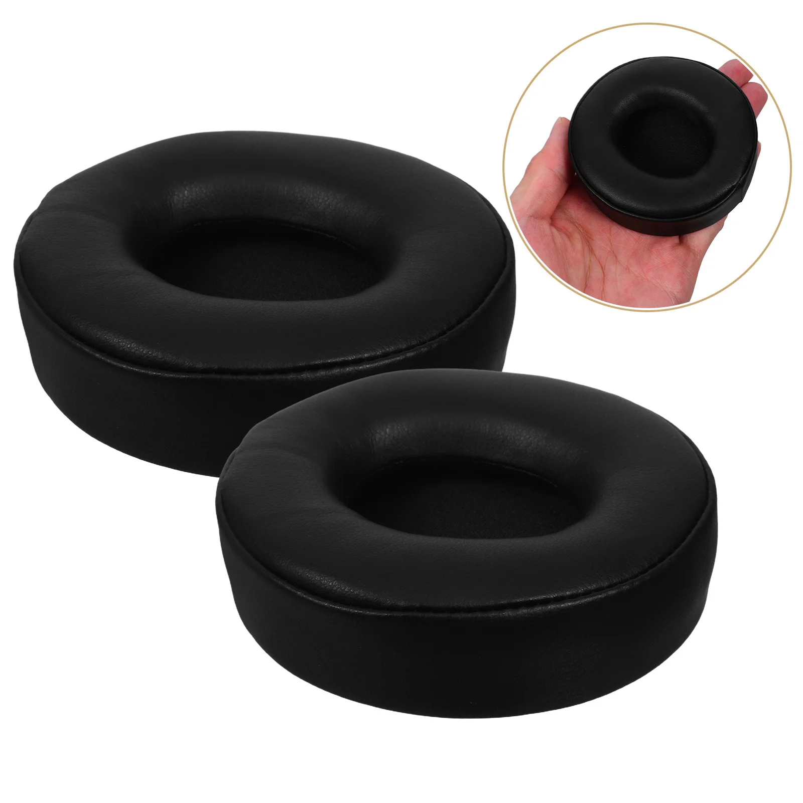 

1 Pair Headphone Ear Pads Replacement Cushion For Over-Ear Headsets Soft Comfortable Earpad Cover Durable Earphone Pad Accessory
