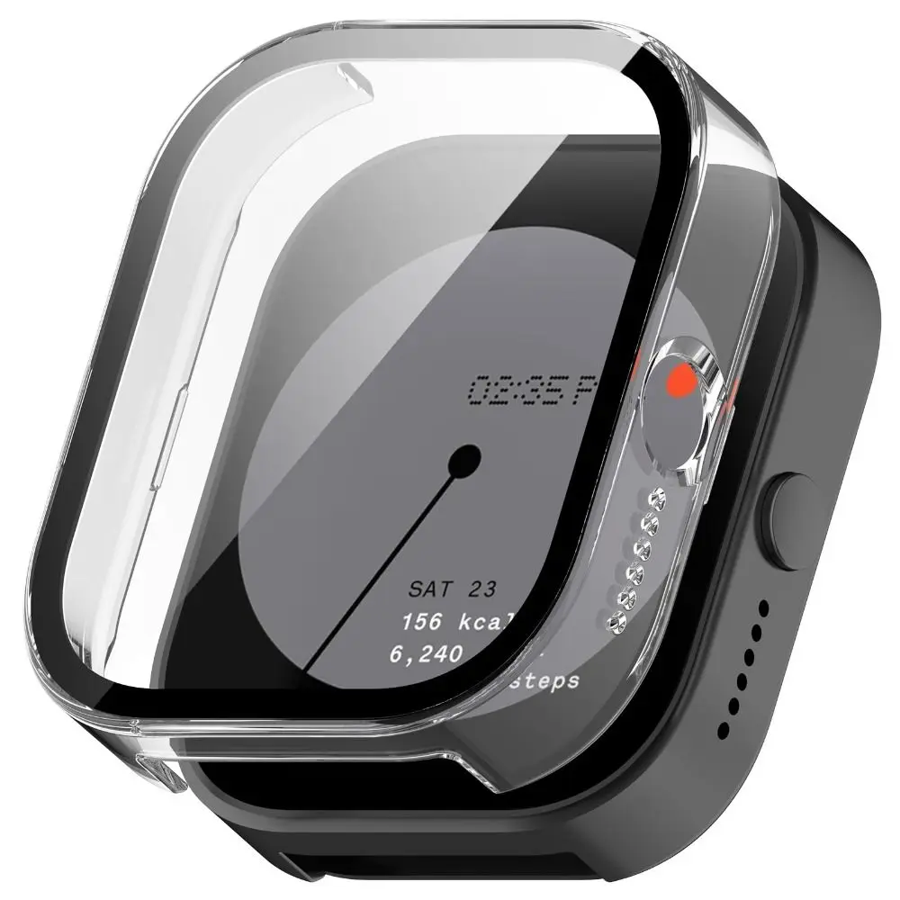 New PC+Tempered Protective Case Full Cover Smart Screen Protector Accessories Watch Cover Shell for CMF Watch Pro Smart Watch