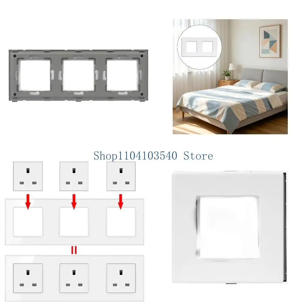 02DC 86 Type Socket Cover Polycarbonate With Matte Texture Resistant To Heat And Impact For Everyday Use