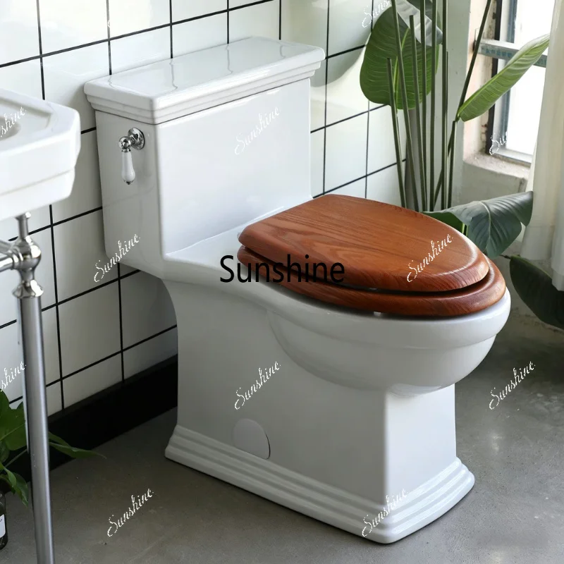 French retro luxury home bathroom pump siphon personalized toilet