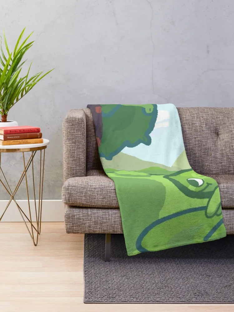 Walking Leaf! Ding Jing! Throw Blanket christmas decoration Sofas Blankets