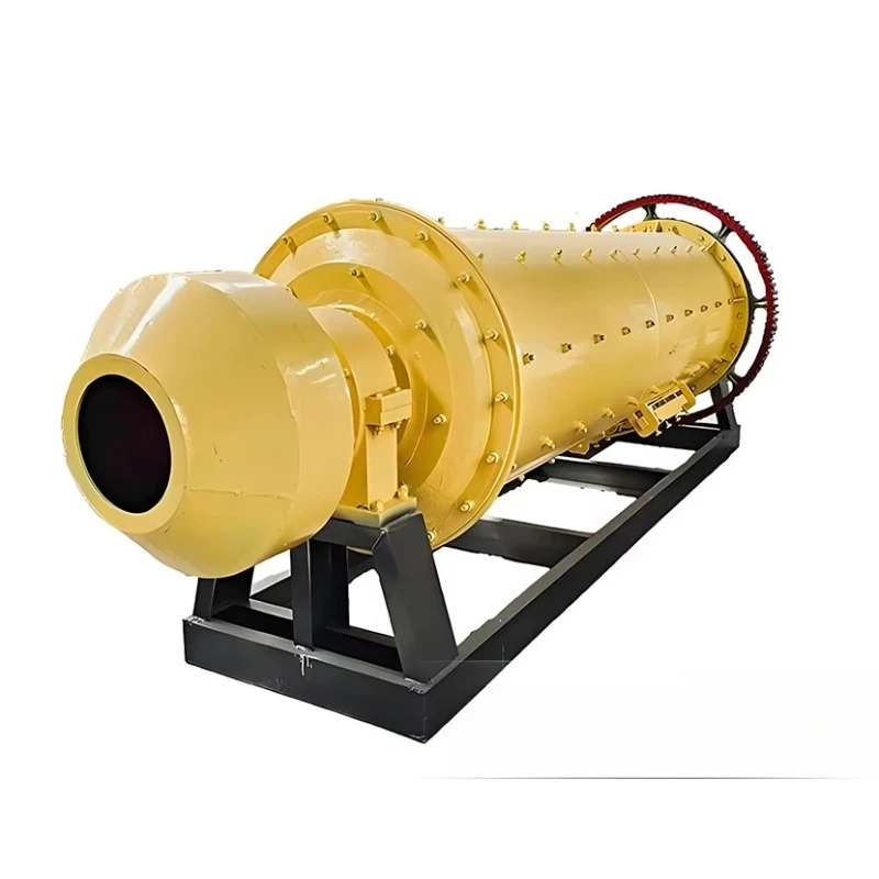 Metallurgical Ore Beneficiation Ball Mill Steel Slag Glass Grinding Horizontal Machine Stable AC Motor Operation Customized