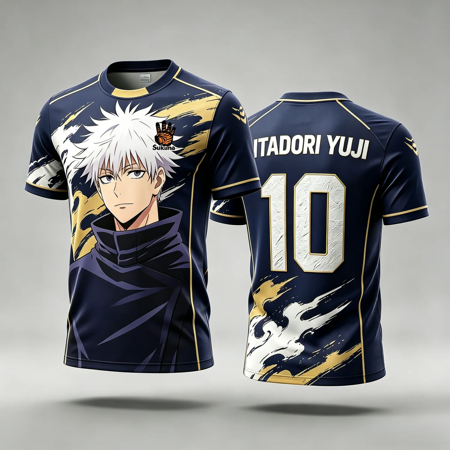 2026 Summer Jujutsu Kaisen Retro Cosplay T-shirt Men's 3D Printed Jiu Jitsu Short-sleeved Family Unisex Children's Sports Shirt