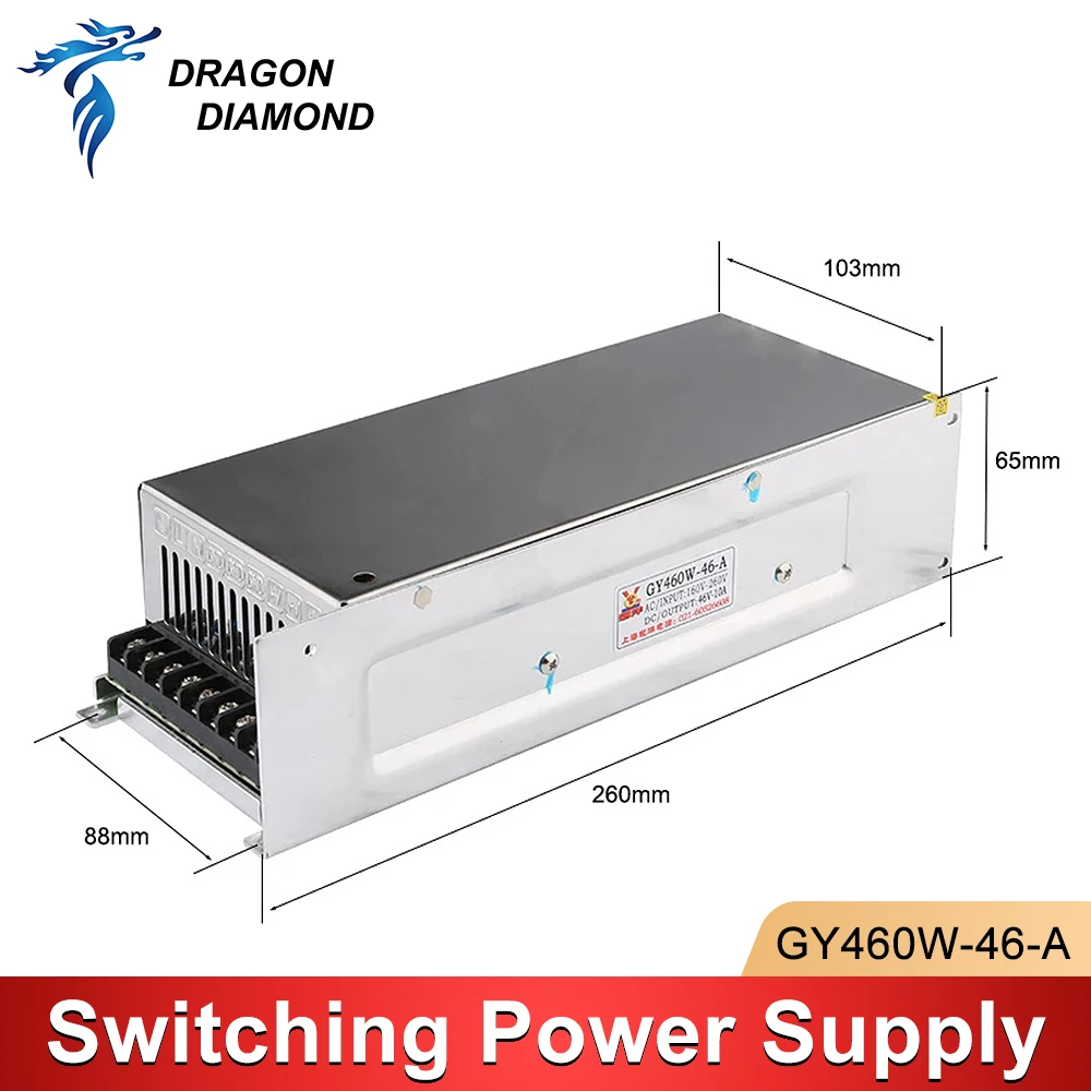 1 قطعة GY460W-46-A تحويل التيار الكهربائي 460 واط 46 فولت 10A محول الطاقة 160 فولت-260 فولت آلة الحفر مفتاح الطاقة محول الطاقة