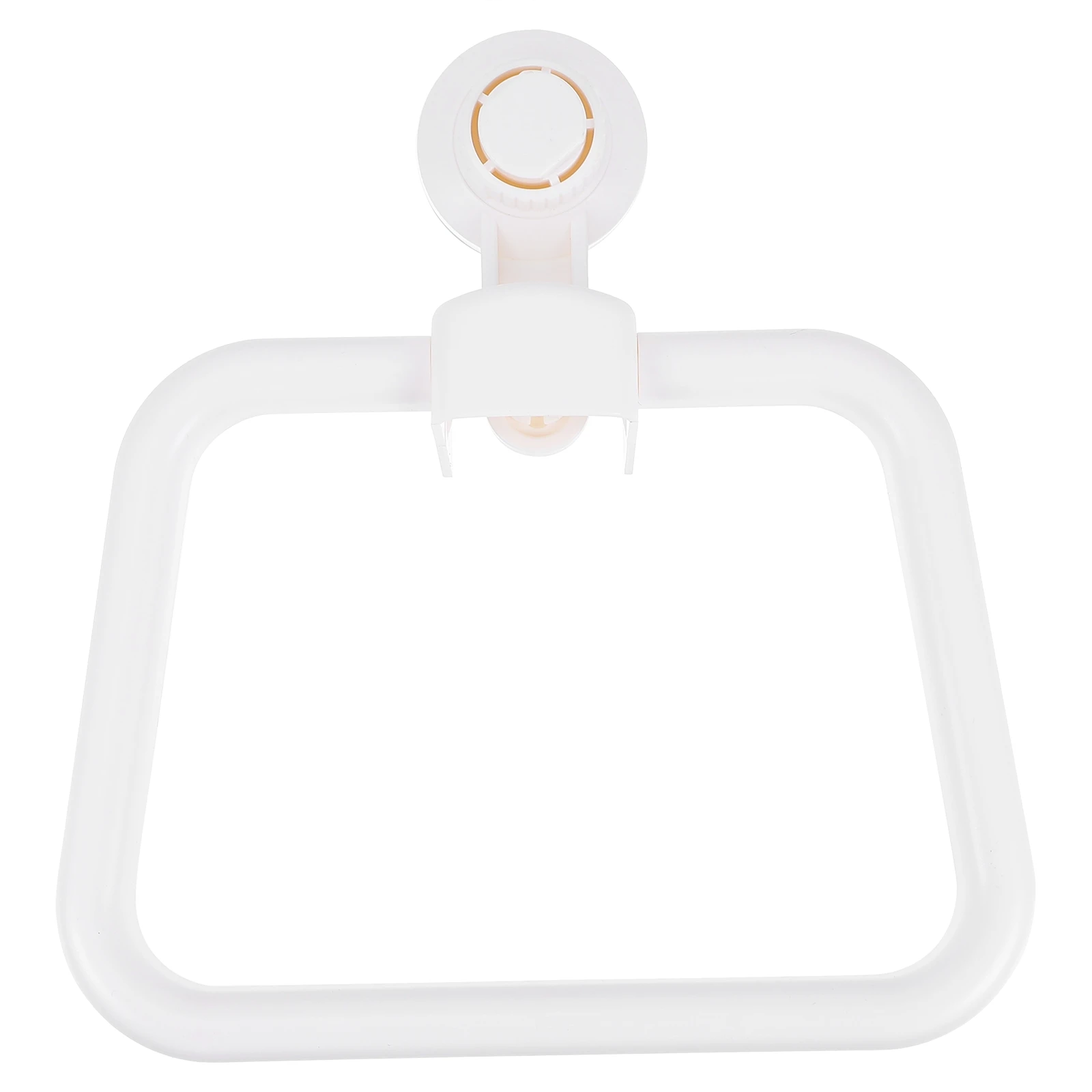 

Cup Towel Heavy Duty ABS PVC White Wall Mount Bathroom ganizer Punch Free Modern Style Smooth Kitchen