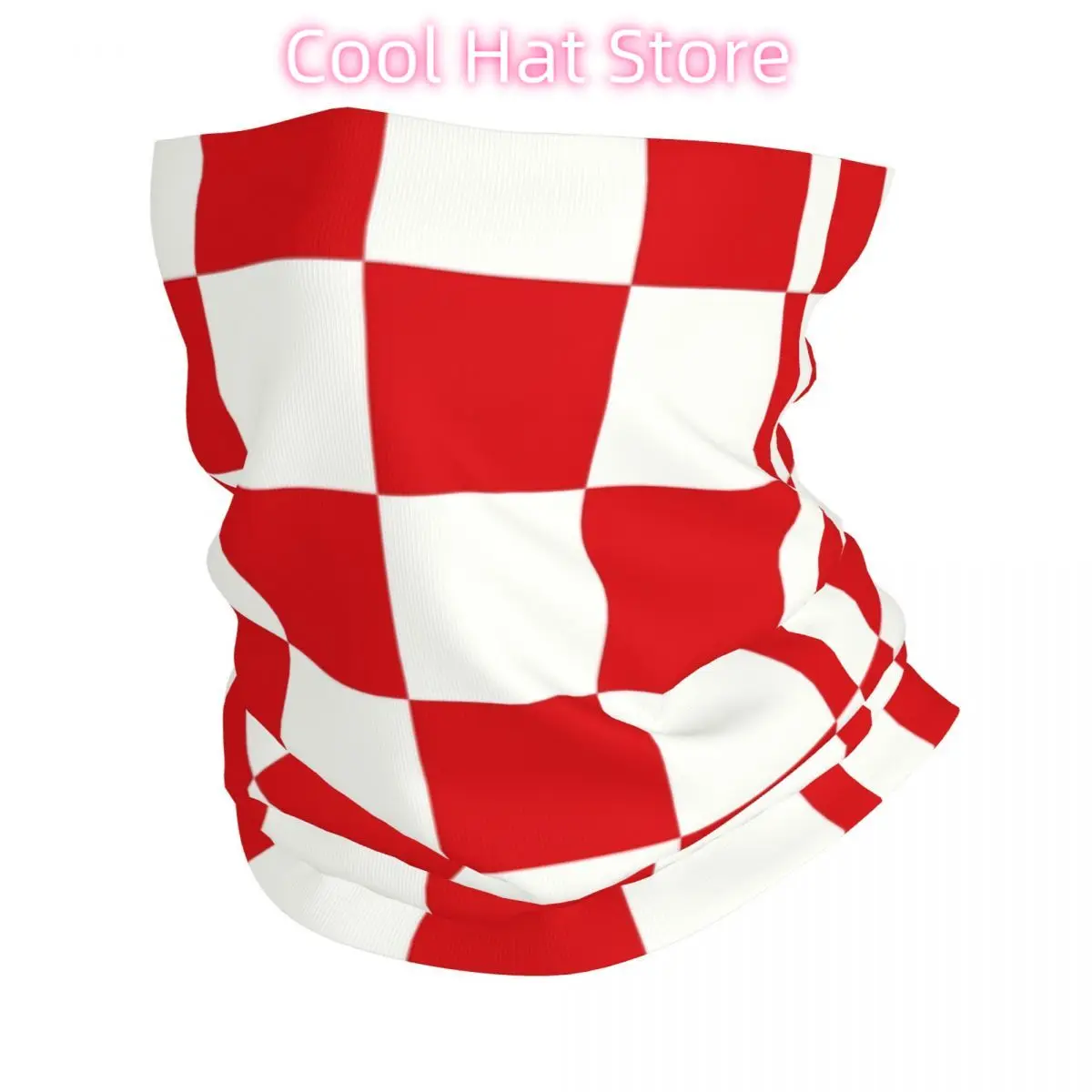 Custom North Brabant Flag Neck Gaiter Men Women Windproof Winter Netherlands Province Bandana Scarf for Cycling