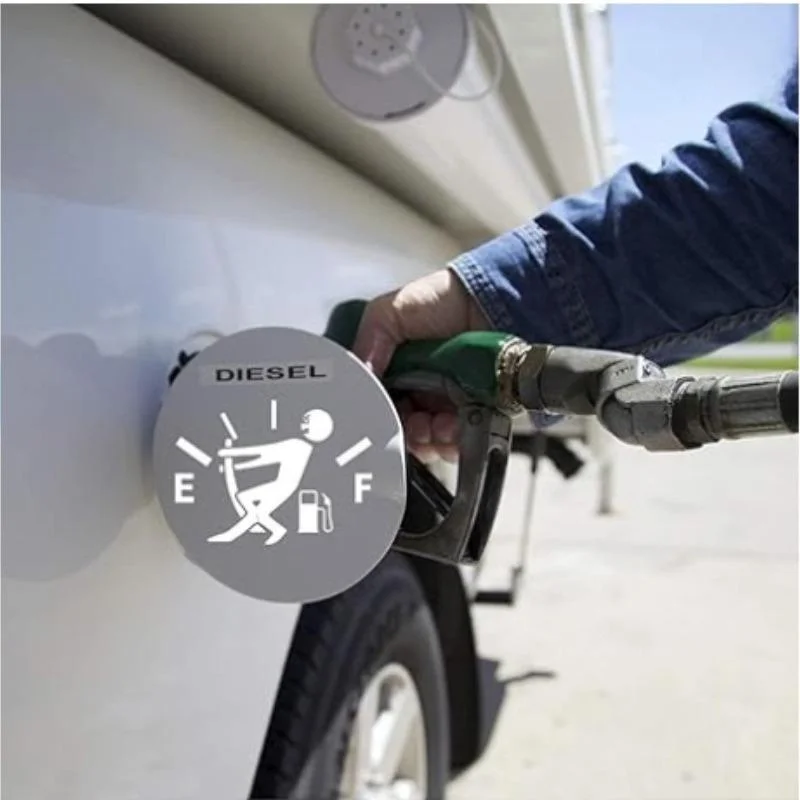 ملصقات غطاء خزان وقود السيارة، ملصقات سيارات عاكسة، علامات مضحكة لمعظم المركبات، غطاء غاز شاحنة السيارة، ملحقات السيارة