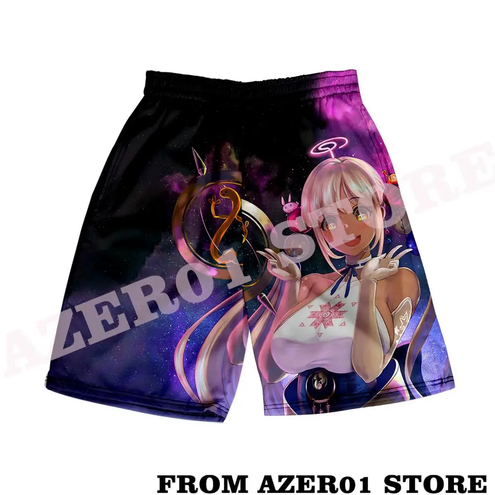 HOLOLIVE VTuber TsukumoSana Tsukumo Sana Merch Summer Women/Men  Elastic Waist Streetwear Shorts Kawaii Beach Shorts pants