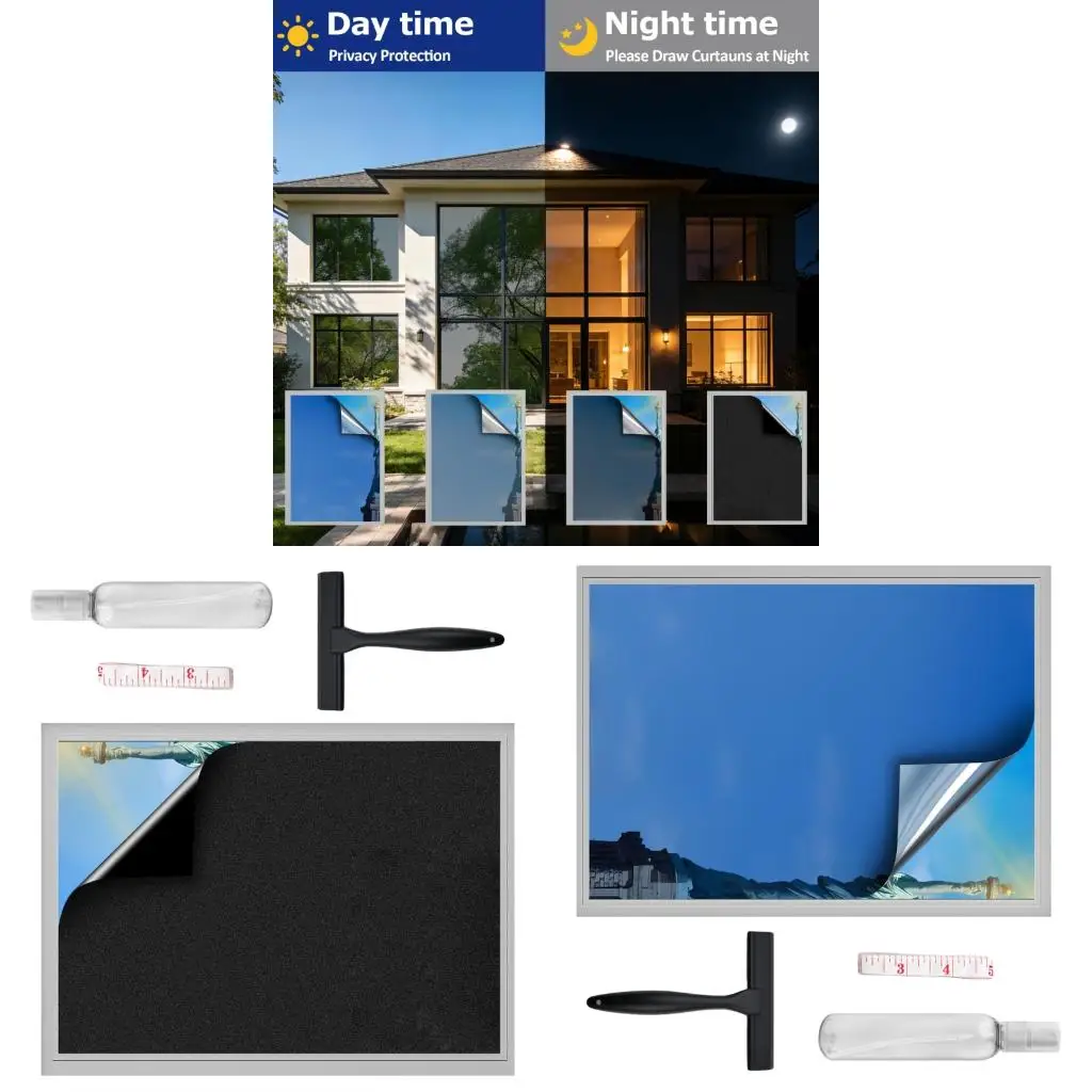  Pet set Sun Resistant Window Cover 40X200cm Stops 99% Sunlight And 85% Heat Comes With Accessories