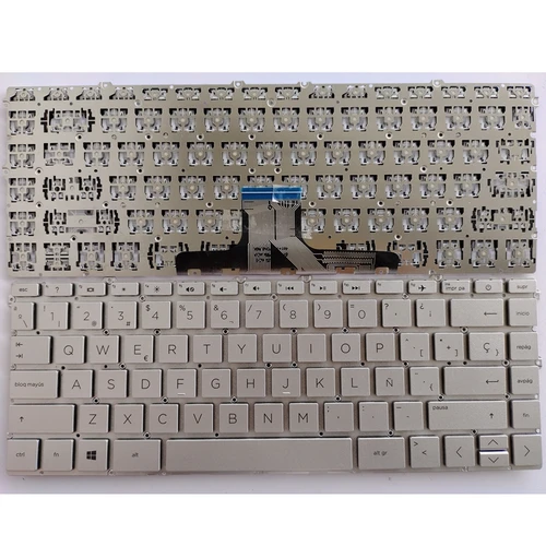 Imagen 2 del producto Teclado para ordenador portátil US/SP para HP Pavilion x360 14M 14-DW 14-DV 14-DY 14-EK 14-EC 14-EM 14-EP TPN-I141/I142/C157/C158 14-EE 13-BB