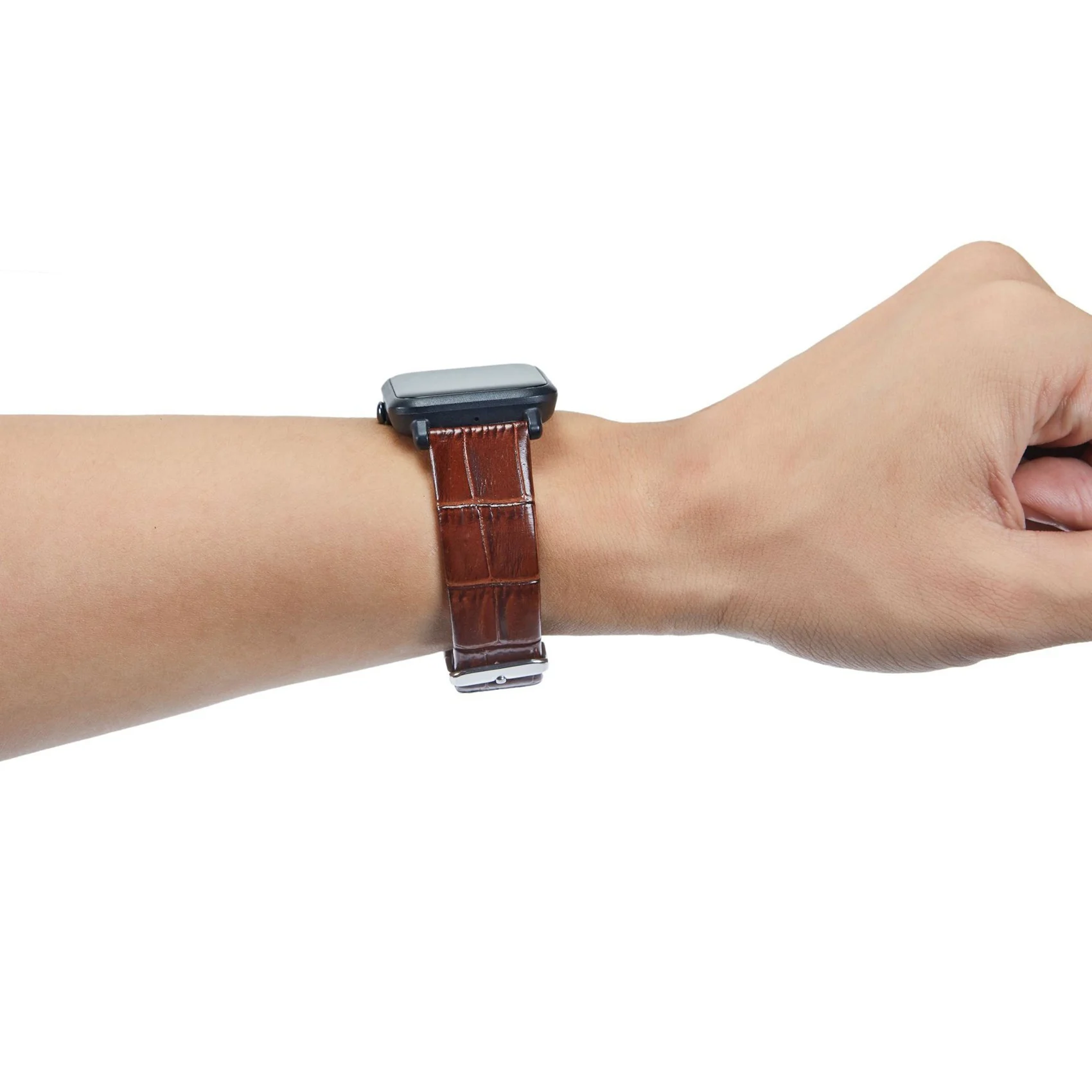 Bracelet en cuir pour Garmin Vivoactive 3, bracelets de montre intelligents, bracelets noirs, 20mm