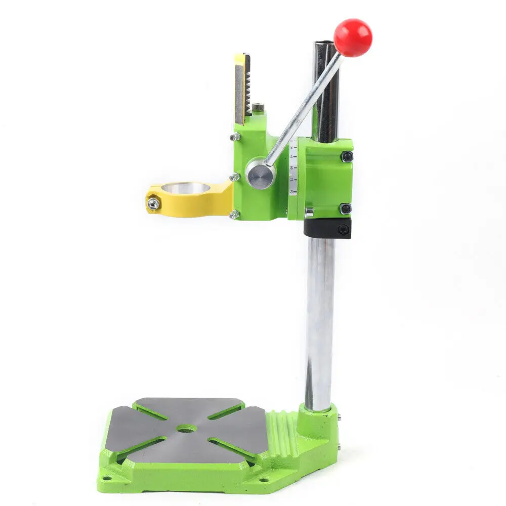 Bench Drill Press Stand Clamp Workbench Pillar Clamp Drilling Holder 90 ° Adjustable Repair Tool