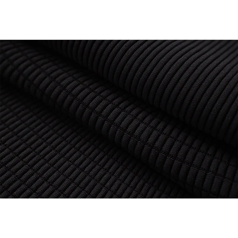 Abito da donna in cotone lavorato a maglia Mini abito senza maniche con scollo a V a trapezio