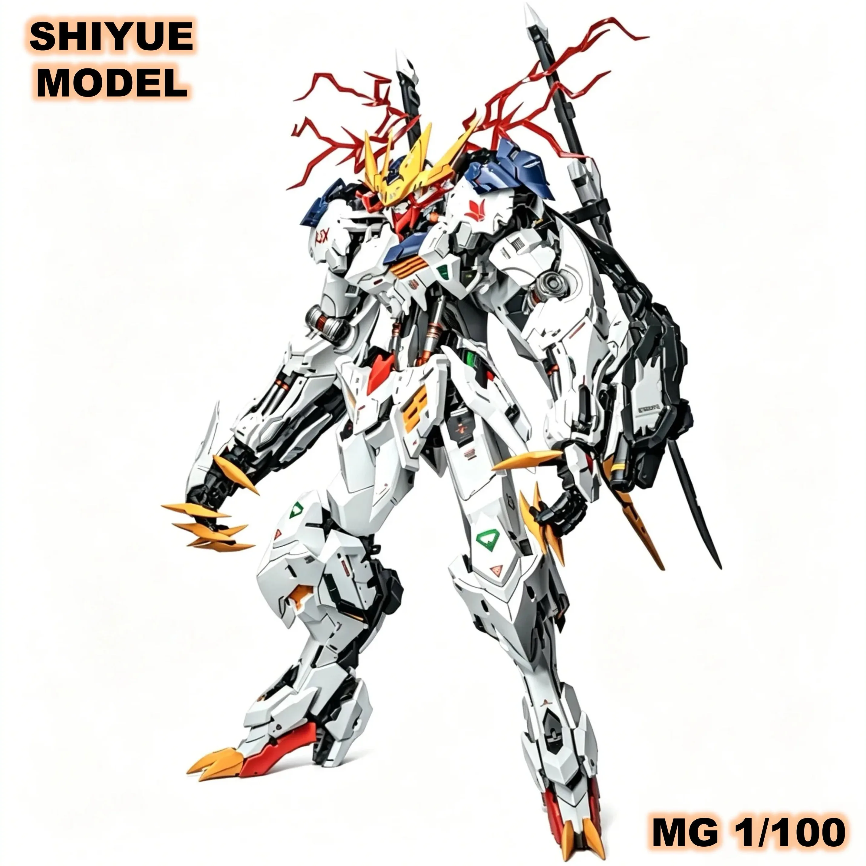 【IN STOCK】SHIYUE LUNAVOR MG 1/100 GK ASW-G-08 Barbatos Lupus Rex Wolf King Anime Action Figure Robot Toys Assembly Model Kits
